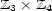 Z � Z 3 4 