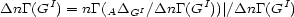  I I I DnG(G ) = nG(ADGI /DnG(G ))|/DnG(G ) 