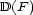 D(F ) 
