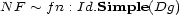 N F ~ fn : Id.Simple(Dg) 