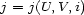 j = j(U,V,i) 