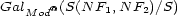 GalMod@(S(N F1,N F2)/S) 