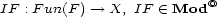  @ IF : Fun(F )-- > X, IF (- Mod 
