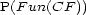 P(F un(CF )) 