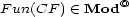 F un(CF ) (- Mod@ 