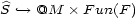 S --> @M � F un(F) 