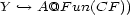 Y --> A@F un(CF )) 