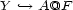 Y --> A@F 