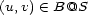 (u,v) (- B@S 