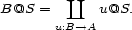  |_| B@S = u@S. u:B-->A 
