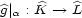 g| a : K --> L 