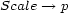Scale --> p 