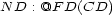 N D : @F D(CD) 