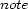 note 