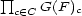  prod c (- C G(F)c 