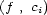 (f , c ) i 