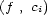 (f , c ) i 