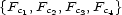 {Fc1,Fc2,Fc3,Fc4} 