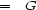 = G 
