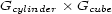 Gcylinder �Gcube 