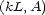 (kL,A) 