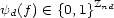  Znd yd(f) (- {0,1} 