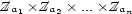  / / / Za1 �Za2 � ...�Zan 