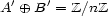 A'o + B'= Z/nZ 