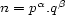  a b n = p .q 