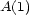 A(1) 