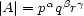 |A|= paqbrg 