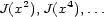 J(x2),J(x4),... 