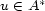 u (- A* 