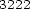 3222 
