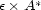 e� A* 