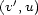  ' (v ,u) 