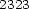 2323 
