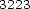3223 