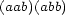 (aab)(abb) 