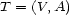 T = (V,A) 