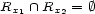 Rx1 /~\ Rx2 = � 