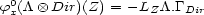  0 f x(/\ ox Dir)(Z) = - LZ/\.GDir 
