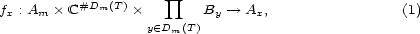 prod fx : Am � C#Dm(T )� By --> Ax, (1) y (- Dm(T) 