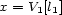 x = V1[l1] 
