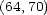 (64,70) 