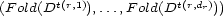 (F old(Dt(r,1)),...,Fold(Dt(r,dr))) 