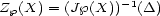  -1 Zp(X) = (Jp(X)) (D) 