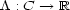 /\ : C --> R 