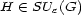 H (- SUe(G) 