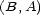 (B,A) 